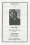 Thumbnail image of item number 1 in: '[Funeral Program for Jimmy Morgan, September 25, 1991]'.