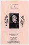 Primary view of [Funeral Program for Wilhelmina Scales Nelson, January 28, 1982]