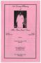Primary view of [Funeral Program for Grace East Nious, April 14, 1999]