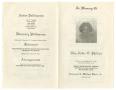 Thumbnail image of item number 3 in: '[Funeral Program for Addie O. Phillips, November 27, 1981]'.