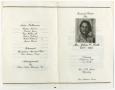 Thumbnail image of item number 3 in: '[Funeral Program for Julean C. Smith, October 20, 1984]'.