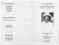 Thumbnail image of item number 3 in: '[Funeral Program for Addie J. Roberts Stovall, September 26, 1997]'.
