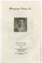 Pamphlet: [Funeral Program for Earl Nugent Swaizey, March 28, 1981]