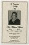 Thumbnail image of item number 1 in: '[Funeral Program for Mildred Tippins, September 15, 2007]'.