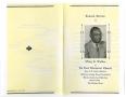 Thumbnail image of item number 3 in: '[Funeral Program for Wiley L. Walker, August 21, 1954]'.