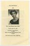 Pamphlet: [Funeral Program for Nona Blanche Davis Webb, March 13, 2001]