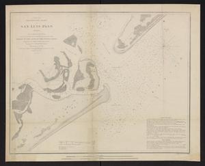 Primary view of object titled 'Preliminary chart of San Luis Pass, Texas'.