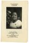 Primary view of [Funeral Program for Edna Mae Williams, February 16, 1985]