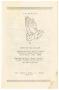 Pamphlet: [Funeral Program for Mae Bell Williams, August 7, 1976]