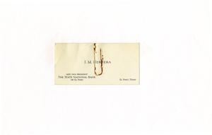 [John J. Herrera business card for The State National Bank of El Paso]