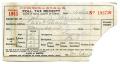 Primary view of [Poll tax receipt for John J. Herrera, County of Harris - 1951]