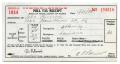 Thumbnail image of item number 1 in: '[Poll tax receipt for John J. Herrera, County of Harris - 1954]'.