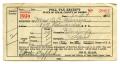 Primary view of [Poll tax receipt for Olivia C. Herrera, County of Harris - 1939]