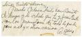Primary view of [Letter from A. Perez to Ernesto Herrera]