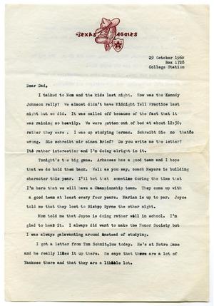 Primary view of object titled '[Letter from Douglas M. Herrera to John J. Herrera - 1960-10-29]'.