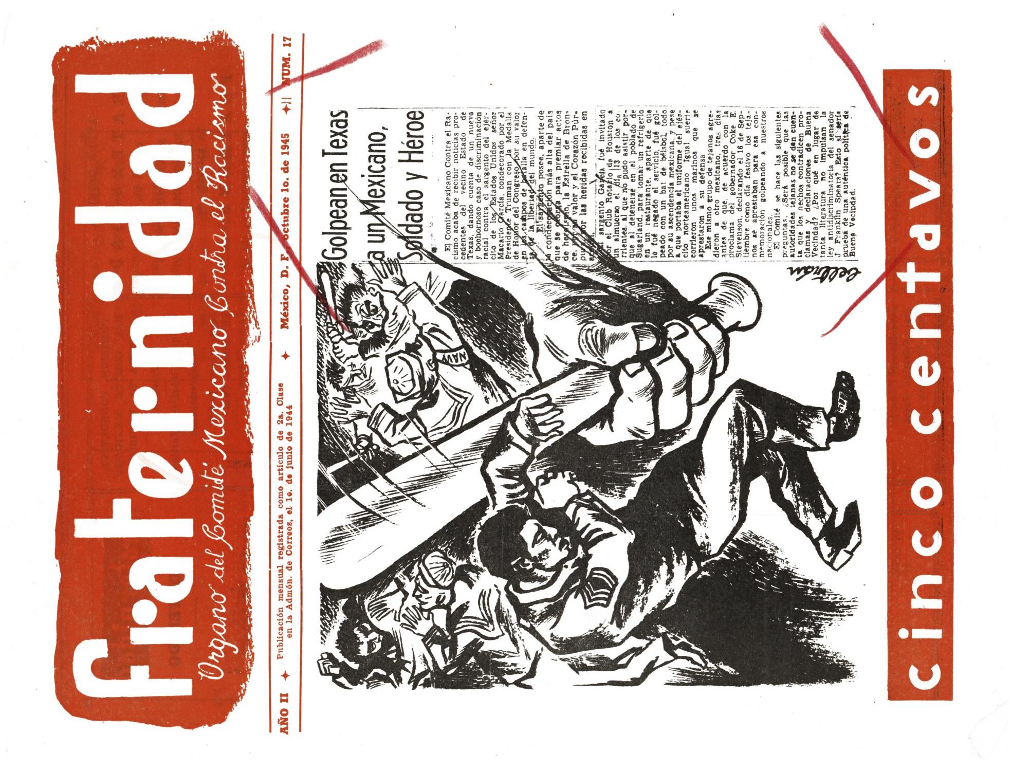 Fraternidad, Volume 2, Number 17
                                                
                                                    Front Cover
                                                