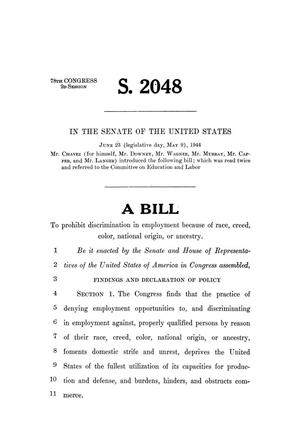78th U.S. Congress, Second Session, Senate Bill 2048