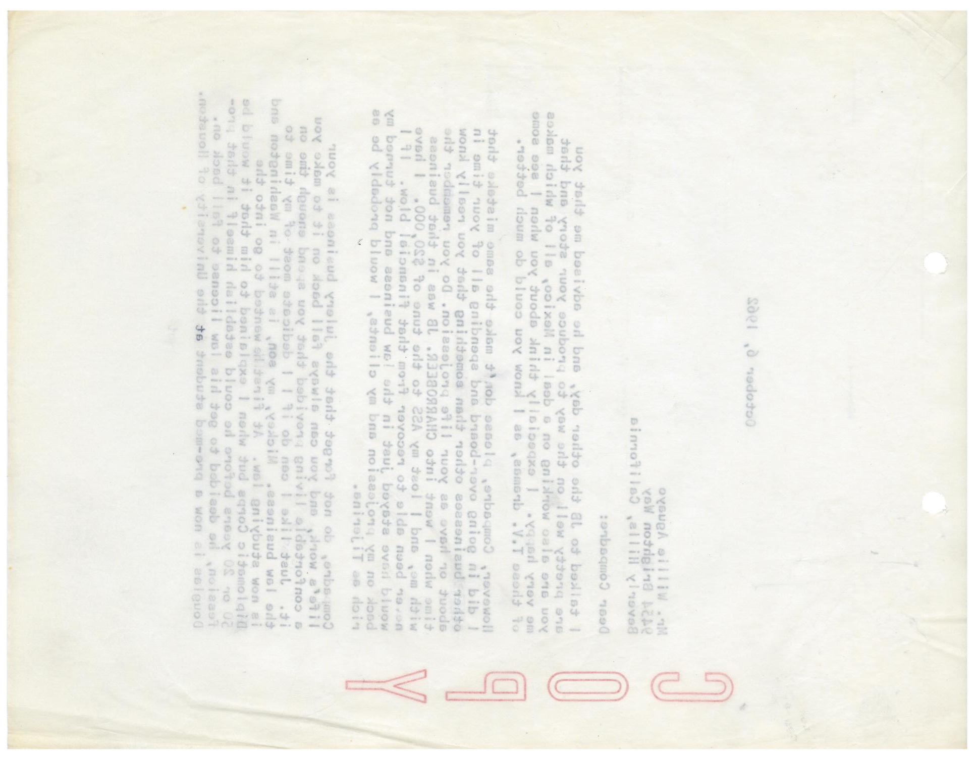 [Letter from John J. Herrera to Willie Aguayo]
                                                
                                                    [Sequence #]: 2 of 4
                                                