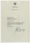 Letter: [Letter from John B. Connally to John J. Herrera - 1967-09-06]