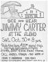 Poster: [Flyer advertising Jimmy Carter at the Alamo - 1976]