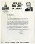 Thumbnail image of item number 1 in: '[Letter from Bob Casey to John J. Herrera - 1964-09-03]'.