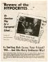 Pamphlet: "Beware of the Hypocrites..."