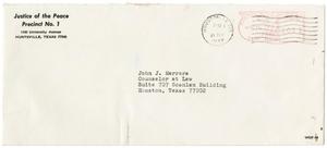 [Envelope addressed to John J. Herrera - 1977-10-21]
