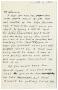 Primary view of [Anonymous letter to John Herrera - 1950-03-06]