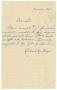 Letter: [Letter from Richard M. Garza to A. D. Azios - 1951-11-23]