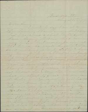 Letter to Cromwell Anson Jones, 13 August 1877
