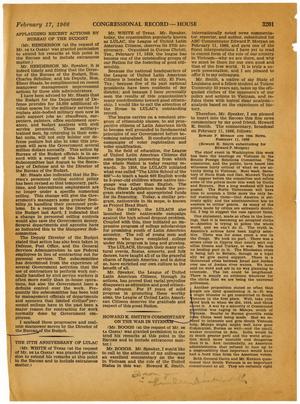 [Congressional Record - House - February 17, 1966]