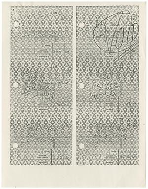 Primary view of object titled '[Check register, 1976]'.