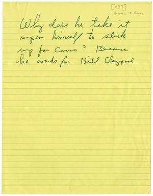 [Handwritten note by John J. Herrera - 1977]