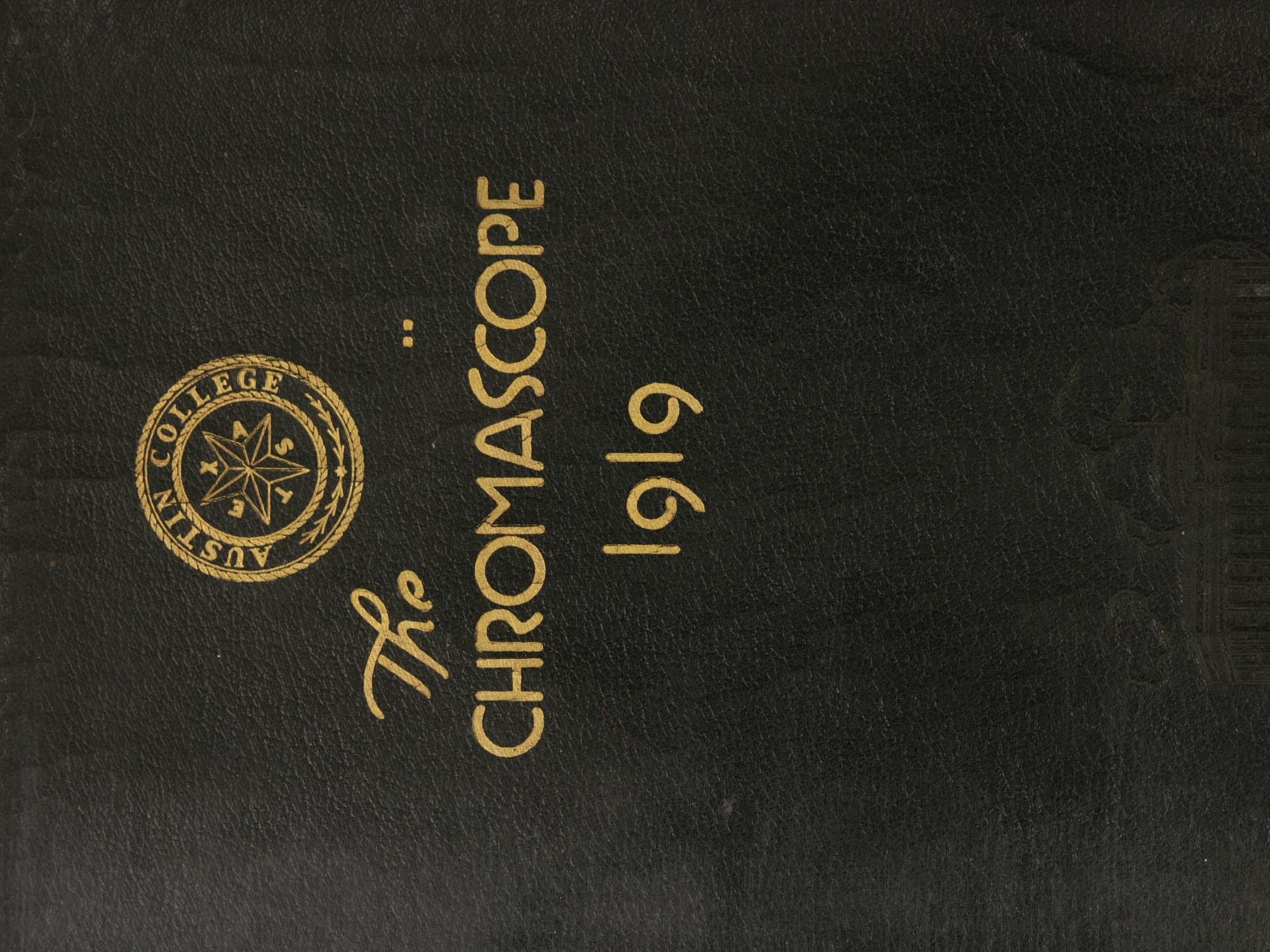 The Chromascope, Volume 19, 1919
                                                
                                                    [Sequence #]: 1 of 228
                                                