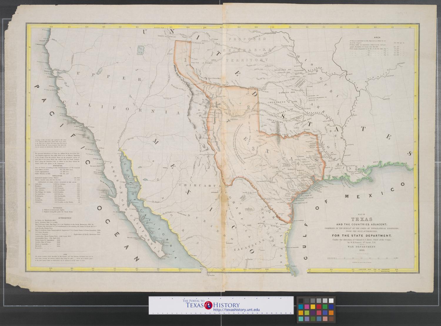 Map of Texas and the countries adjacent.
                                                
                                                    [Sequence #]: 1 of 2
                                                