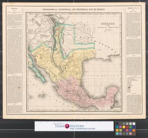 Primary view of object titled 'Mexico and internal provinces: prepared from Humboldt's map & other documents'.