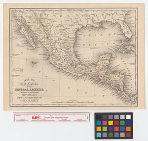 Map of Mexico and Central America: engraved to illustrate Mitchell's new intermediate geography.