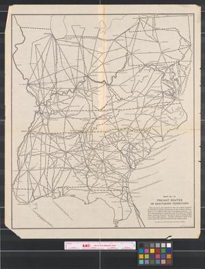 Primary view of Freight routes in southern territory.