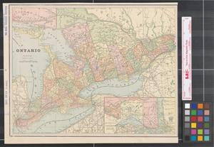 Primary view of object titled '[Maps of Ontario and Manitoba]'.