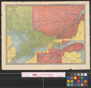 Primary view of object titled 'Ontario and Quebec.'.