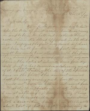 Primary view of object titled 'Letter to Cromwell Anson Jones, 26 December 1875'.