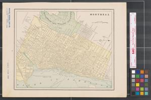 Primary view of object titled '[Maps of Montreal, Halifax, and Dartmouth]'.