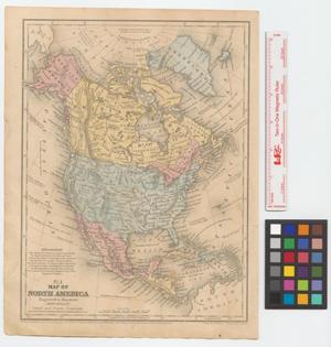 Map of North America : engraved to illustrate Mitchell's school and family geography