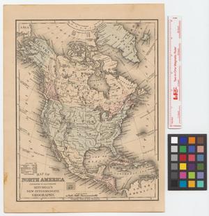 Map of North America: engraved to illustrate Mitchell's new intermediate geography.