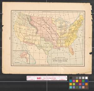 Primary view of object titled 'Map showing the territorial growth of the United States, 1776-1897.'.