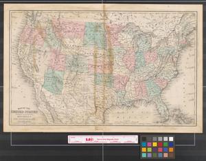 Map of the United States: engraved to illustrate Mitchell's new intermediate geography.