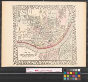 Primary view of object titled 'Plan of Cincinnati and vicinity.'.