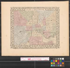 Plan of Baltimore [1877].
