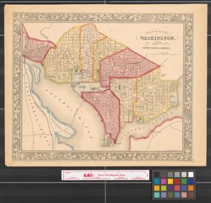 Plan of the city of Washington the capitol of the United States of America [1860].