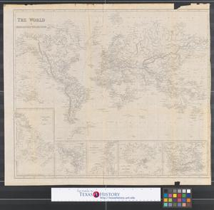 Primary view of object titled 'The World on Mercator's projection.'.